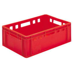 Red Euro Meat Container E2