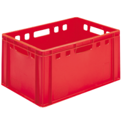 Red Euro Meat Container E3