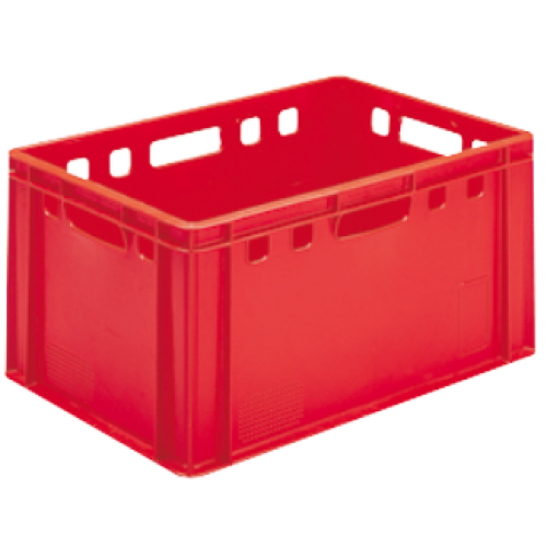 Red Euro Meat Container E3