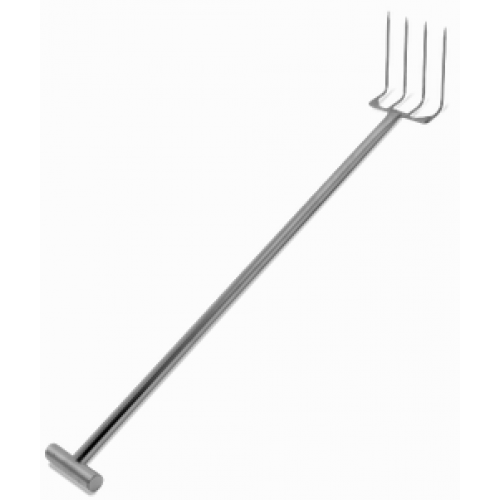 60" Stainless Steel Fork - 4 Tines